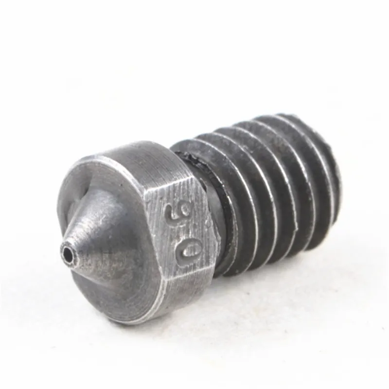 

1pcs*V6 harden steel nozzle M6 thread 1.75mm for Reprap Prusa/delta kossel 3D printer parts