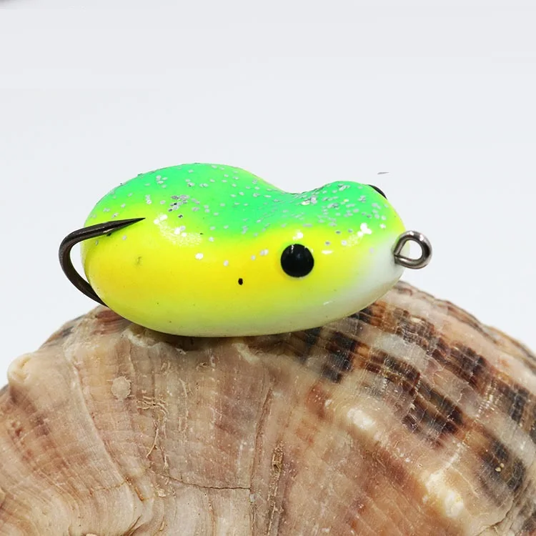 Fishing lure 1pcs 4cm 5cm Soft wobblers silicone Floating Frog lure Artificial Bait For Bass Snakehead accessories pesca