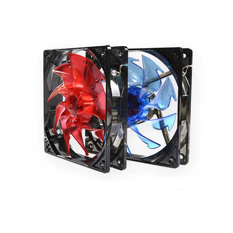 

Newest LED Cooling Fans 3pin 4pin Low Noise for Computer Case 120x120x25mm