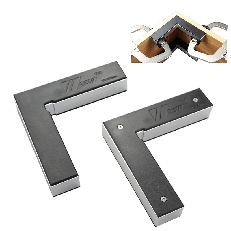 Aluminium Alloy 90 Degree Positioning Square Clamping Right Angle Clamp L Block Ruler Flat Corners Protractor | Инструменты