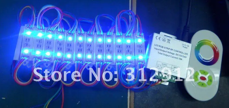 2 шт 5050 smd RGB светодиодный модуль; Размер: 45 мм* 12 мм