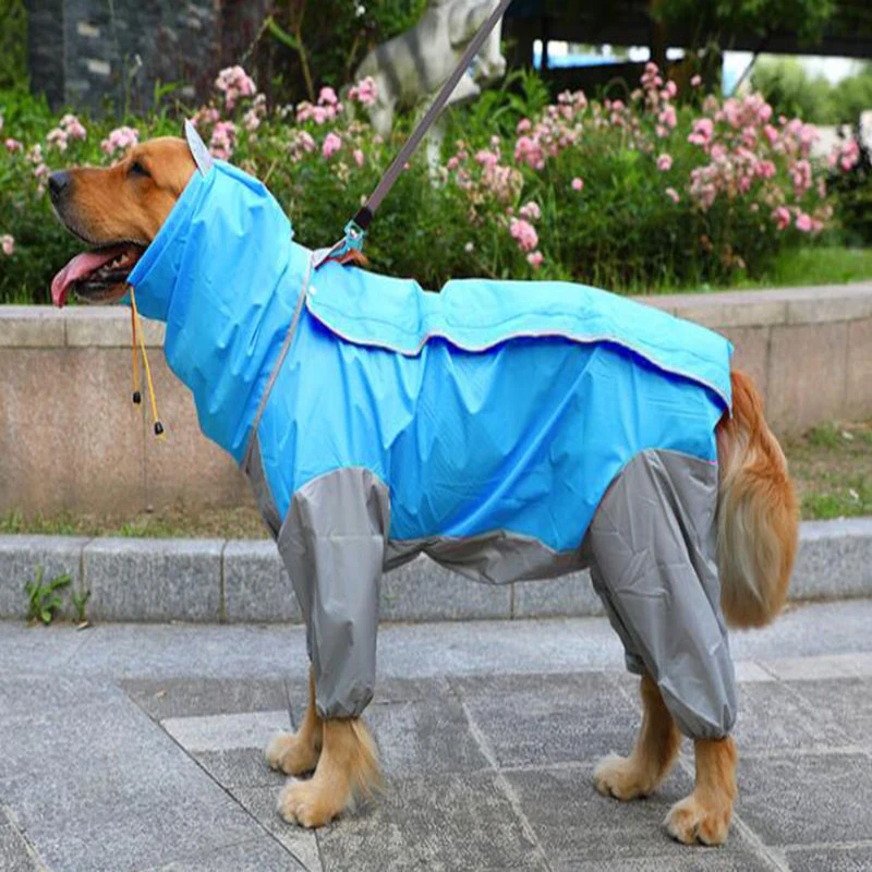 Pet большой плащ для собак из двери прогулки водонепроницаемый съемный дождевик защита от воды одежда для больших собак DOGGYZSTYLE