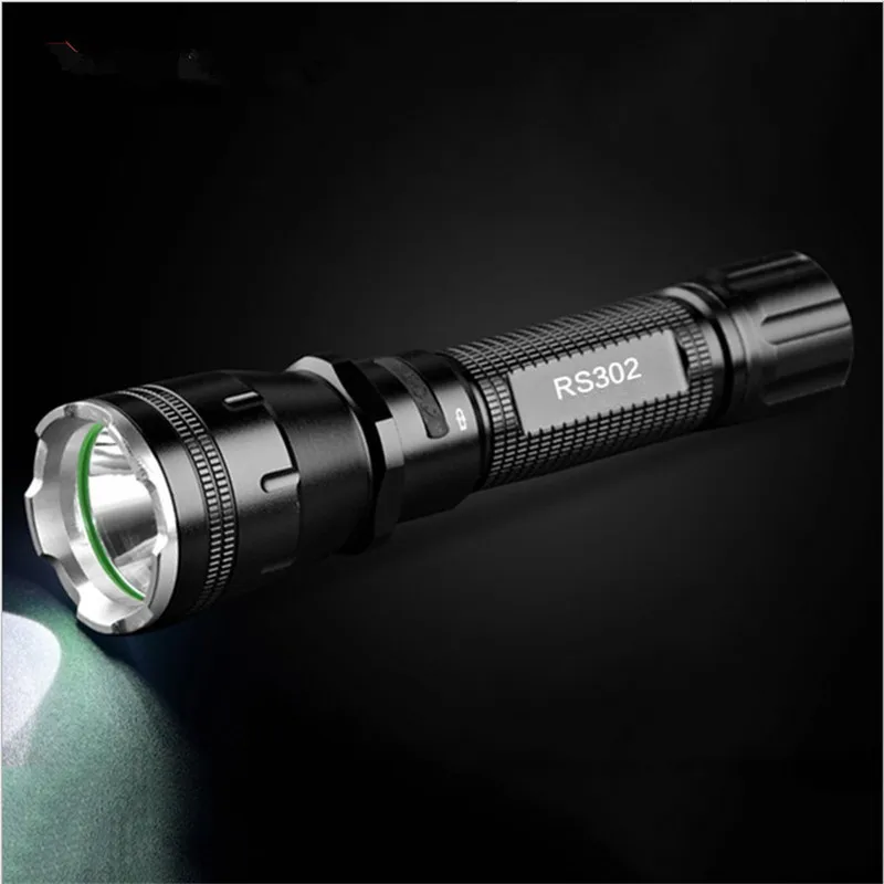 RS302 350LM no Zoom CREE LED Flashlight Torch Lighting 500M light