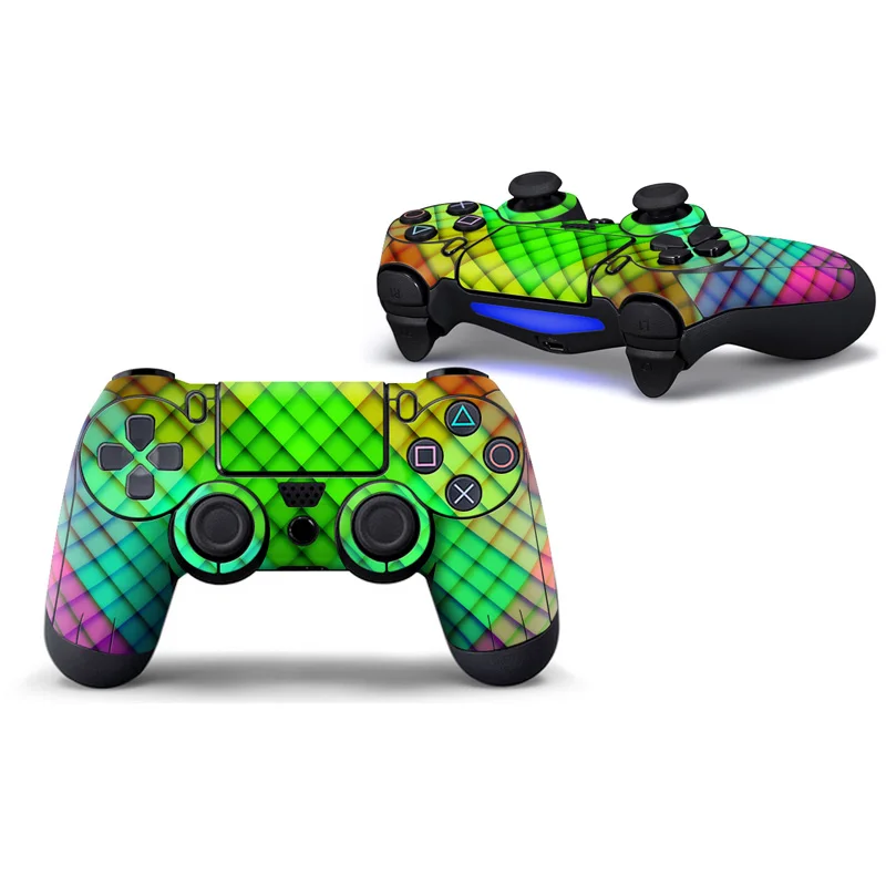 

2PCS Designer for Sony 4 PS4 Game Console Controller Vinyl Skin Sticker