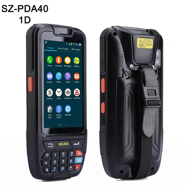 PDA Barcode scanner 1D 2D Bluetooth Android Handheld Terminal Rugged