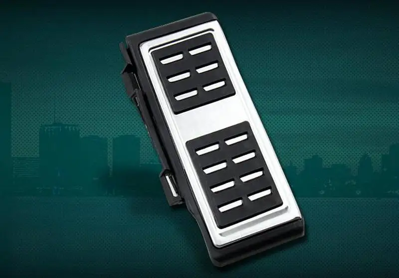 Foot rest pedal Styo нержавеющая сталь автомобиль газ педали тормоза ног педали крышка AT/MT педаль для леворульных автомобилей JETTA MK7 - Название цвета: Foot rest pedal