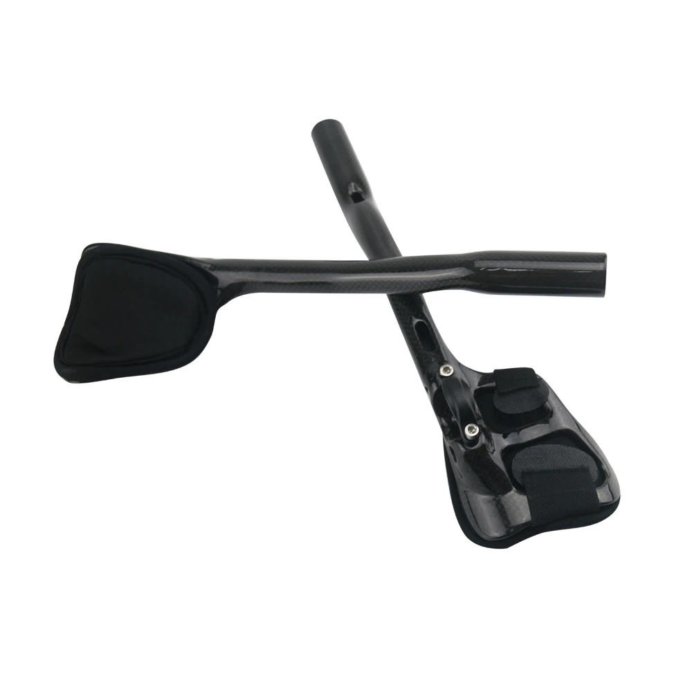 Road Bicycle Rest Handlebar TT Bars Black AERONOVA Carbon Fiber Road Bike Cycling TT Handle Bars Bike Parts 31.8mm 3KUD (2)
