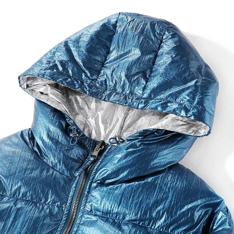 Capuchon Chaud Nouveau À Veste Bas Le Royal Canard Blanc Court Parka Hiver Vers En Femelle De Lâche Épais Mode Blue 90 Duvet Manteau Casual Femmes 2018 Manteaux zU8qw8