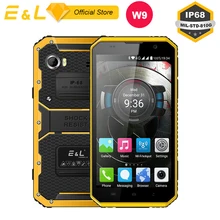 E L W9 Waterproof Smartphone Inch 4G IPS Full HD Mobile Phone Octa Core 4000mAh IP68