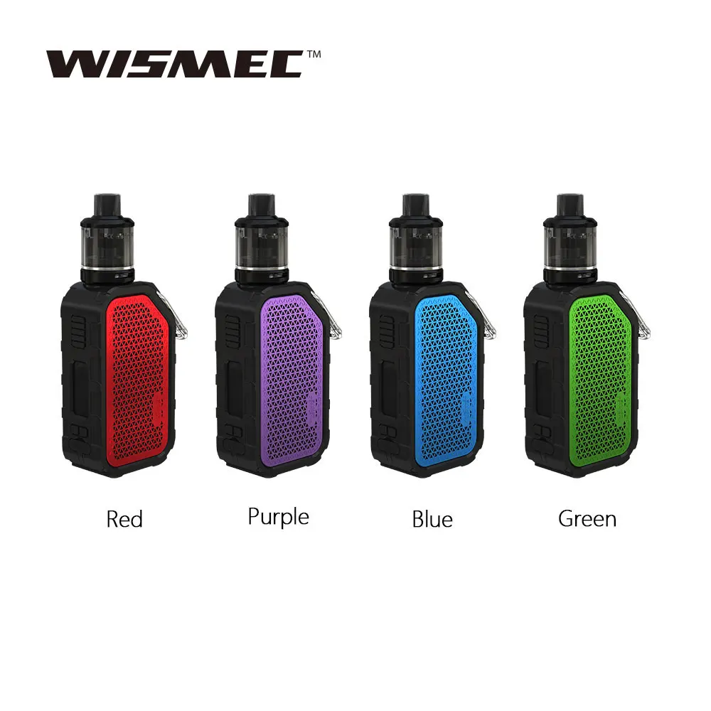 

Original 80W WISMEC Active Bluetooth Music TC Kit 2100mAh Battery with 2ml/3ml Amor NSE Atomizer Electronic Cigarette Vape Kit