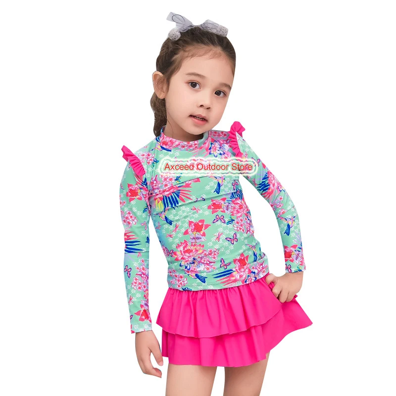 UV Swimsuit for a Child Swim Lessons Swimsuits Two Pieces Separate Rash