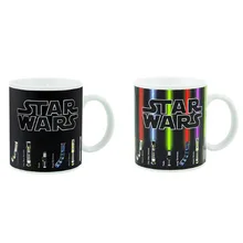 Promoción de Star Wars Lightsaber Morphing Revelan Taza de Calor Sensible Cambio de Color Taza de Café Tazas de Detección de Temperatura Regalo de Cumpleaños