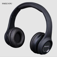 SMILYOU Fashion Wireless Bluetooth 4.1 Stereo Headphones Built-in Mic Handsfree for Calls Music Headset Real Box Earphones