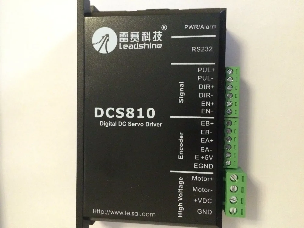 1 шт. обновленный Leadshine DCS810 матовый Серводвигатель постоянного тока 80VDC пиковый