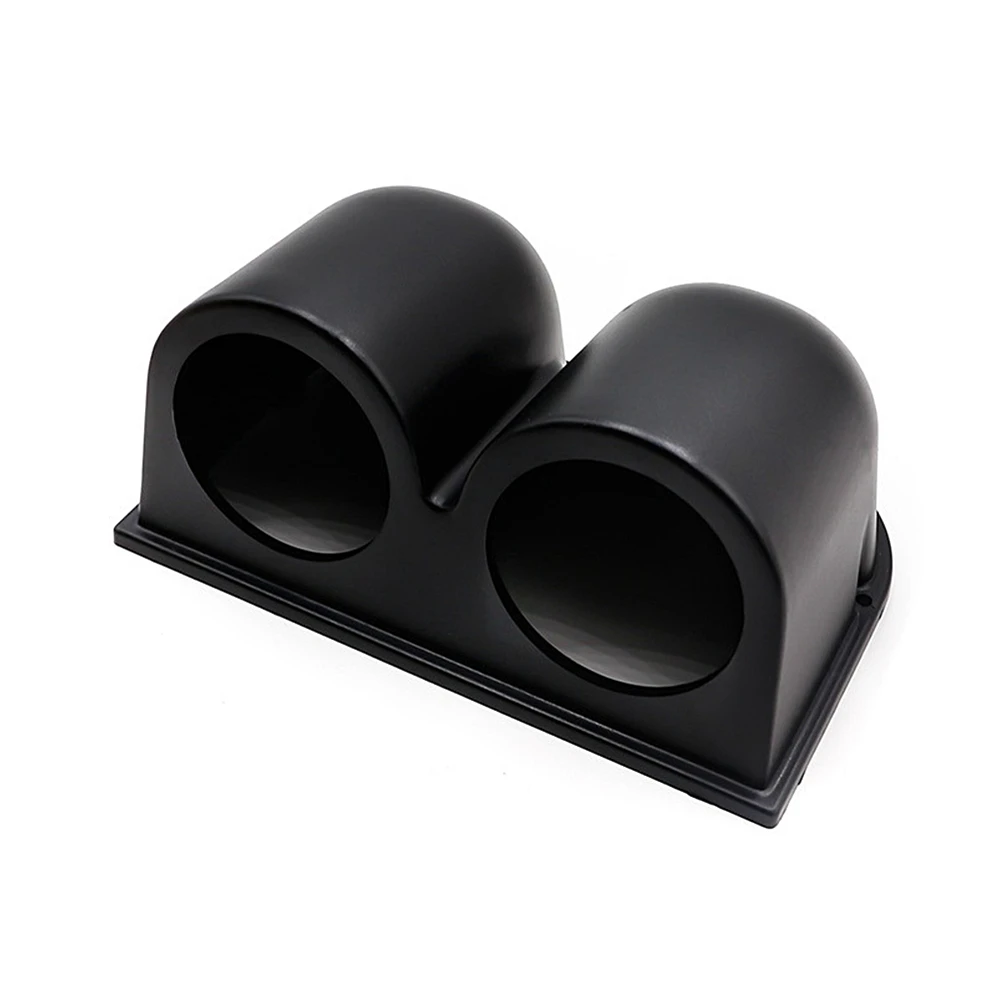 Double Dual Gauge Pod 2'' 52mm 2 Holes Gauge Pillar Pod Gauge Cup Dash