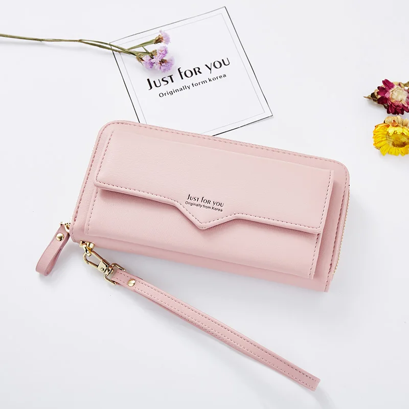 

2019 New Fashion Women Wallet Long Multifunctional Zipper Large Capacity Student Wallet Clutch bag Mini bag Lady purse