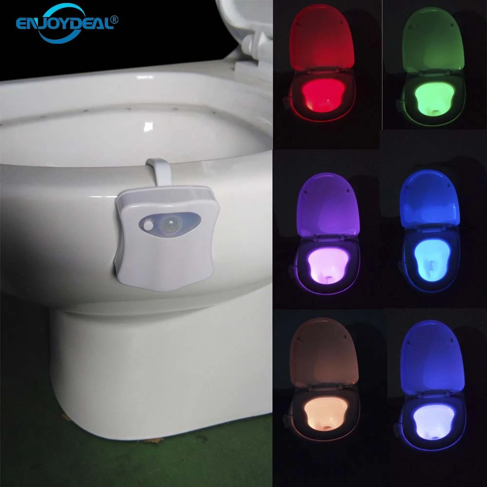 Motion Sensor Toilet Light 8 Colors Led Battery Operated Lamp Human Motion Activated Pir Automatic Rgb Led Toilet Nightlight Toilet Nightlight Motion Activatedtoilet Light Aliexpress