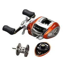 Рыболовная катушка для правой или левой руки, катушка для наживки 12+ 1BB 6,3: 1, рыболовная катушка для наживки, магнитный тормоз, капля воды, катушка колеса