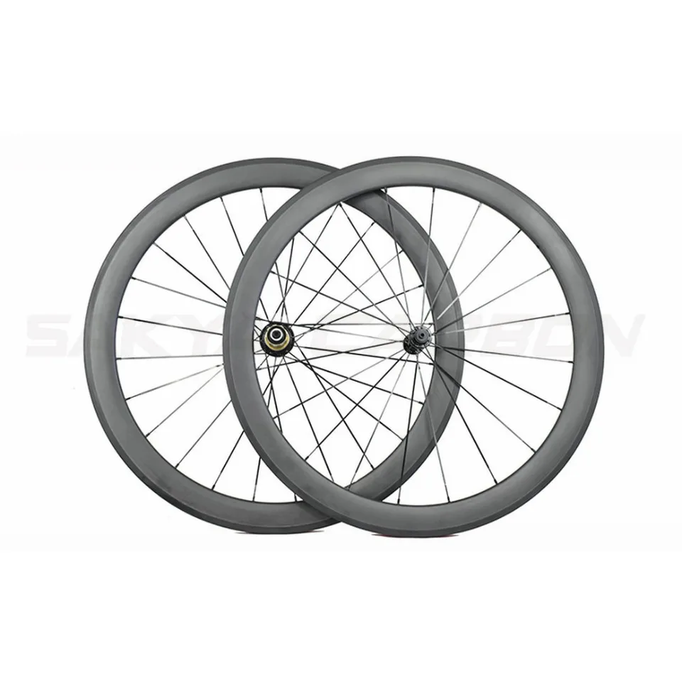 Jeu De Roues Carbone Pour Vélo De Route - Profondeur 38 Mm Et 50 Mm - Tubulaire Ou Clincher - Garantie 3 Ans