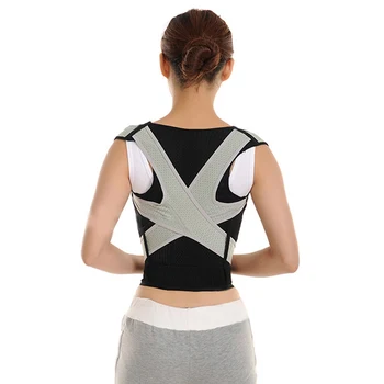 

AOFEITE Back Shoulder Support Brace Straightener Posture Corrector Vest Back Support Belt Correction For Back Scoliosis S-XXXL