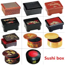 Бэнто Ланч-боксы для офиса японская здоровая еда преп контейнер для еды снэк-бокс школа суши угря Ланч-бокс для детей с крышкой