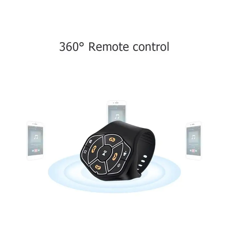 Универсальная беспроводная кнопка рулевого колеса автомобиля Дистанционное управление Bluetooth 4,0 Hands-free мультимедийная Кнопка проигрывателя для IOS Android