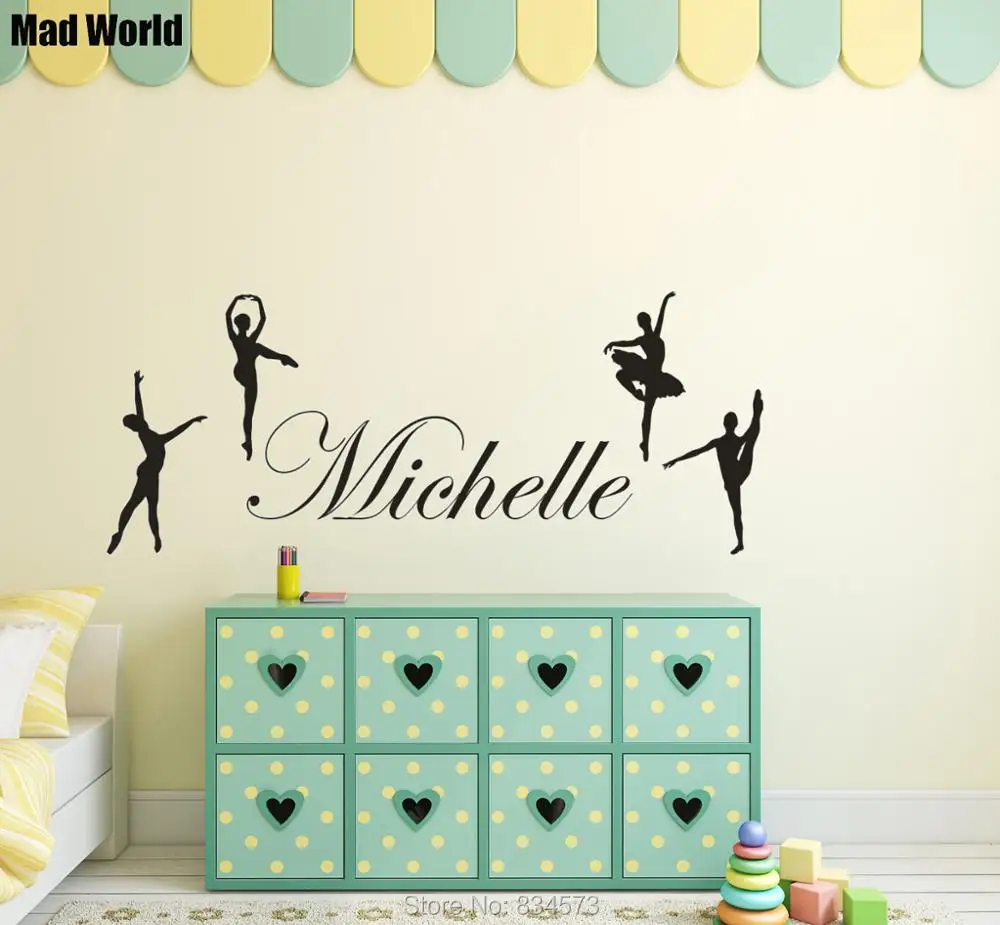 Michelle Personalised Any Name Ballerina Ballet Dance 56 139w 47 117w  37 92w 1