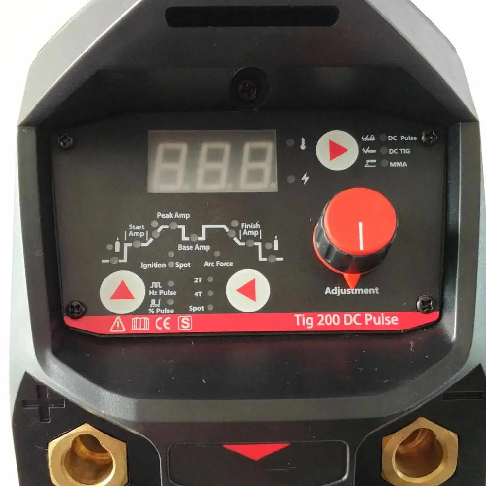 Профессиональная 200A цифровая Импульсная tig сварка Горячий старт HF зажигание антипригарная дуговая сила CE сварочный аппарат