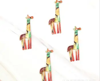 

Wholesale 50 Pcs Mixed giraffe Charms Pendants DIY Jewelry Making Free Shipping QW-617