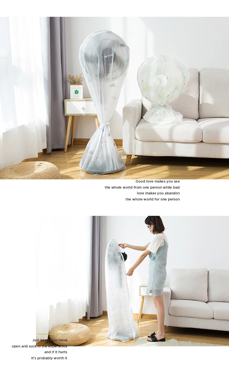 Dust-proof Cover Full Cover Of Stand Fan Cover Full-package Electric Fan Dust Shield Merchandising Household Merchandises Korean_12