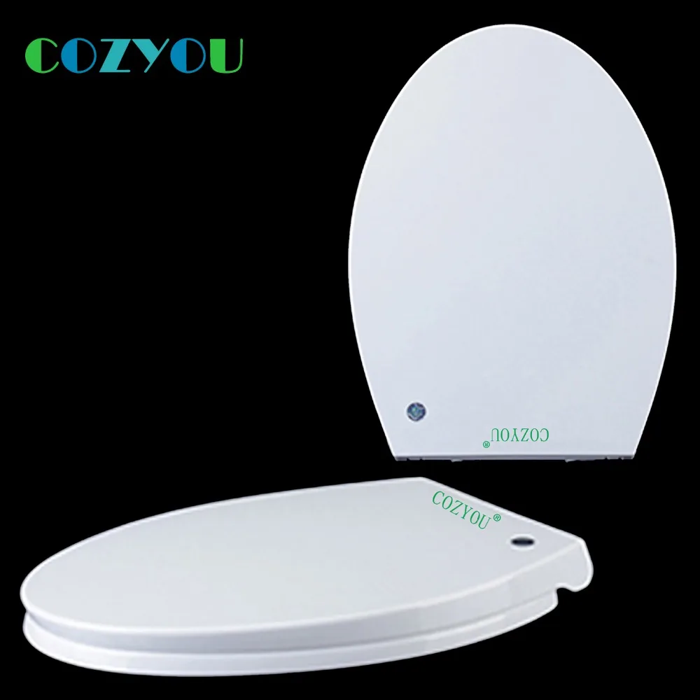 COZYOU PP крышка для унитаза мягкая закрывающаяся БЫСТРОРАЗЪЕМНАЯ V образная Легкая