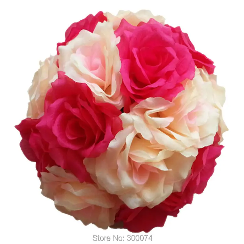 D004 silk flower balls for event