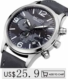 2016 горячая марка MEGIR кварцевые спортивные часы мужчины нейлон из армия многофункциональный наручные часы Часы ремешок для часов часы