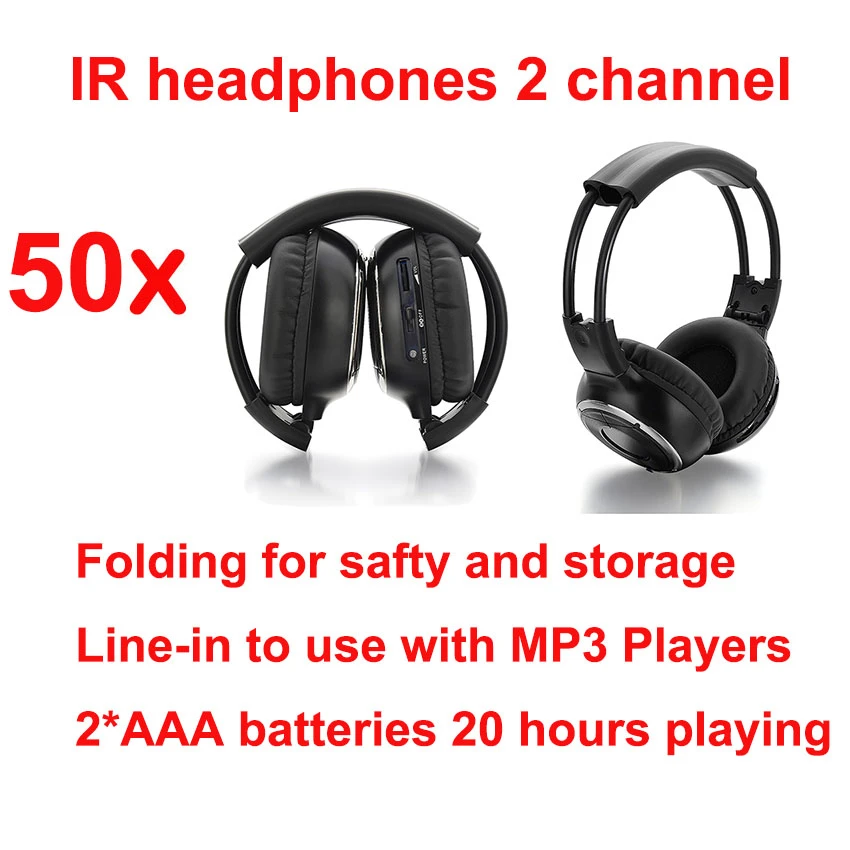 ir stereo headphones