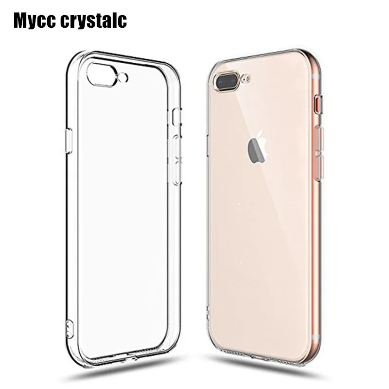 

For iPhone X 8 7 6s 6 Plus 5 5s SE 5c 4 4s TPU Case Protect Camera Cover Crystal Clear Transparent Silicon Ultra Thin Slim Shell