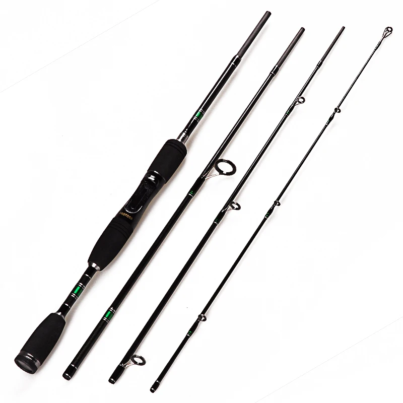 High Quality Spinning Fishing Rod 1.98m/4 12lb/1/8 3/8 oz/4 section