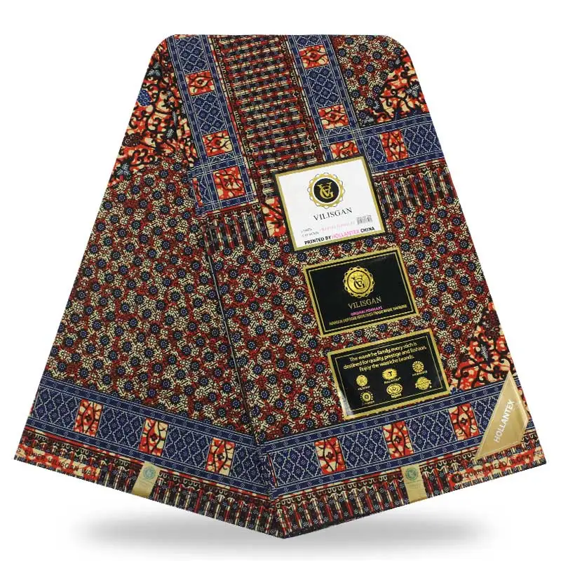Африканский Воск гарантированный хлопок Африканский вощеная ткань принты для Африканский Анкара Платье H171213