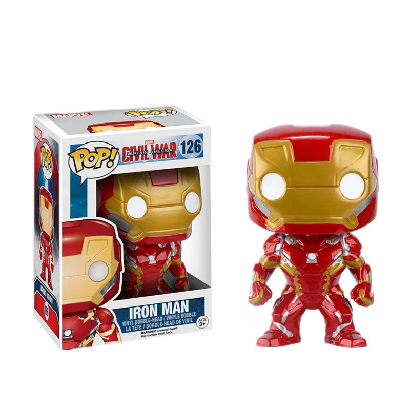 FUNKO Marvel Мстители #23 #126 #66 Железный человек Черная Вдова #137 Капитан Америка экшн