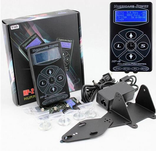 

YILONG Professional Tattoo Power Supply Machines Hurricane HP-2 Powe Supply Digital Dual LCD Display Tattoo Power Supply