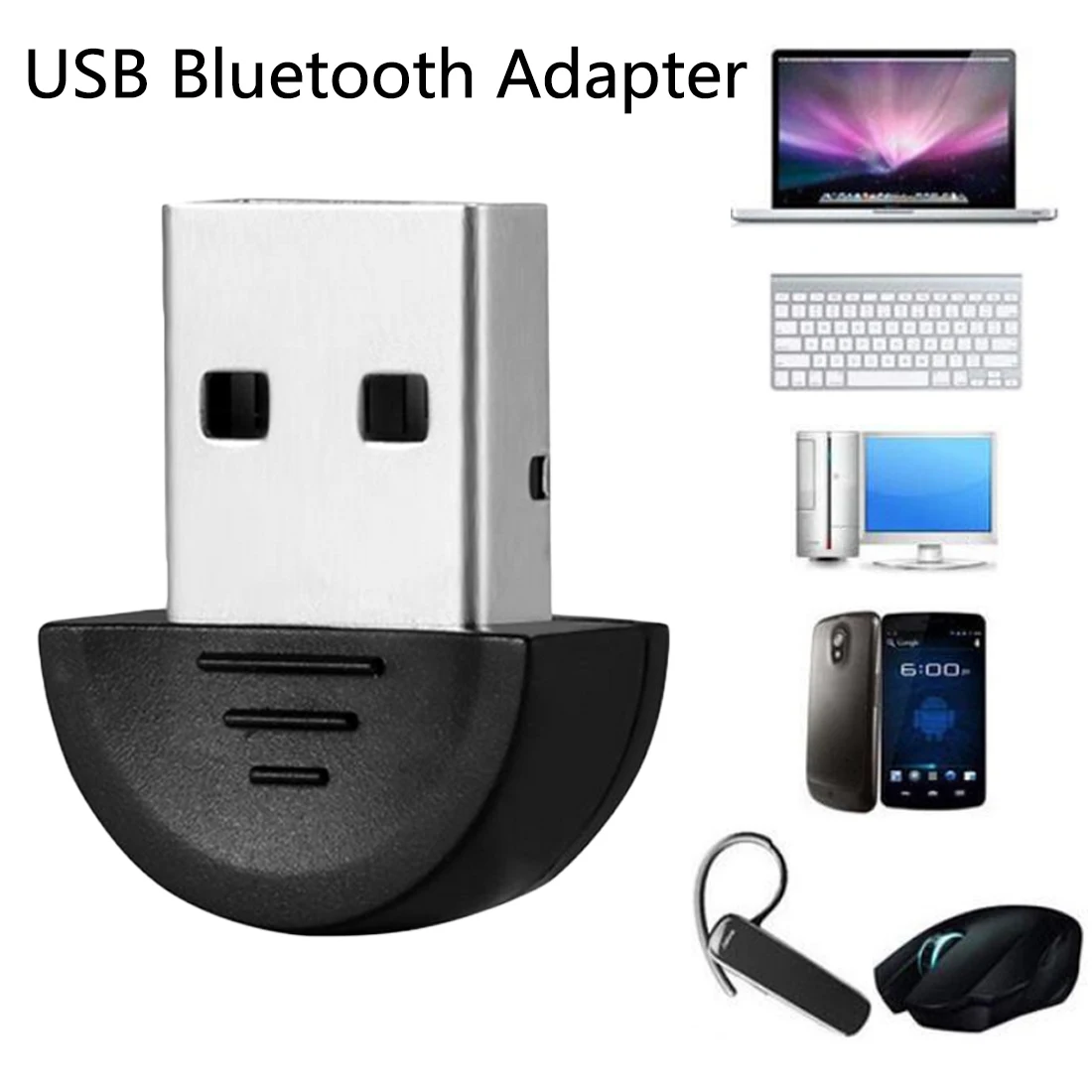 Bluetooth компьютерный адаптер мини беспроводной USB ключ V2.0 EDR двойной режим для