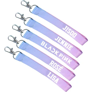 Kpop Blackpink LISA ROSE Pin Album Discoloration Name Key Chain Gradient Key Ring Pendant Keyring Laser Keychain Kpop Blackpink LISA ROSE Pin Album Discoloration Name Key Chain Gradient Key Ring Pendant Keyring Laser Keychain