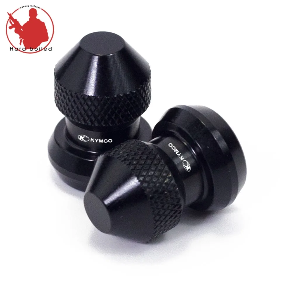 For KYMCO AK550 XCITING 250 300 350 400 400S 500 DownTown 350 Motorcycle Accessories Wheel Tire Valve caps CNC Airtight Covers (2)_Jc
