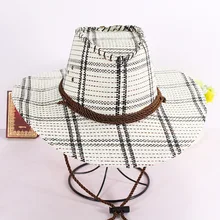 Ковбойские шапки для взрослых шапки s экологически чистый клей для женщин ковбойская шляпа аксессуары западная ковбойская шляпа мужская шапочка для верховой езды Мода