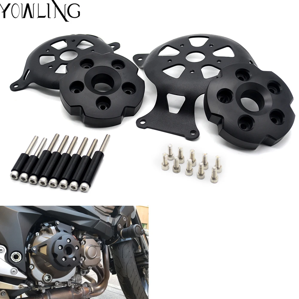 

Motorcycle Engine Stator Cover Engine Protective Cover Protector For KAWASAKI Z800 2013 2014 2015 2016 Z750 2007-2012