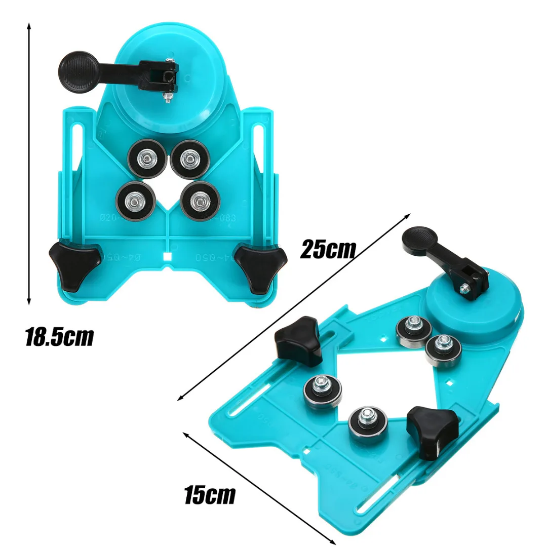 Adjustable 4mm 80mm Diamond Drill Bit Tile Glass Hole Saw Drill Guide