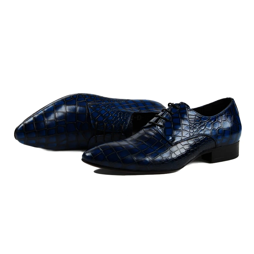 Туфли мужские классические из натуральной кожи с острым носком YMX264|shoes designer|shoes