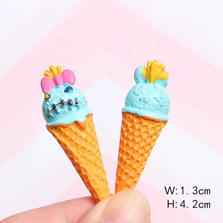 5 шт./лот Кабошон из кабошона Kawaii миниатюрные кабошоны смолы для мороженого