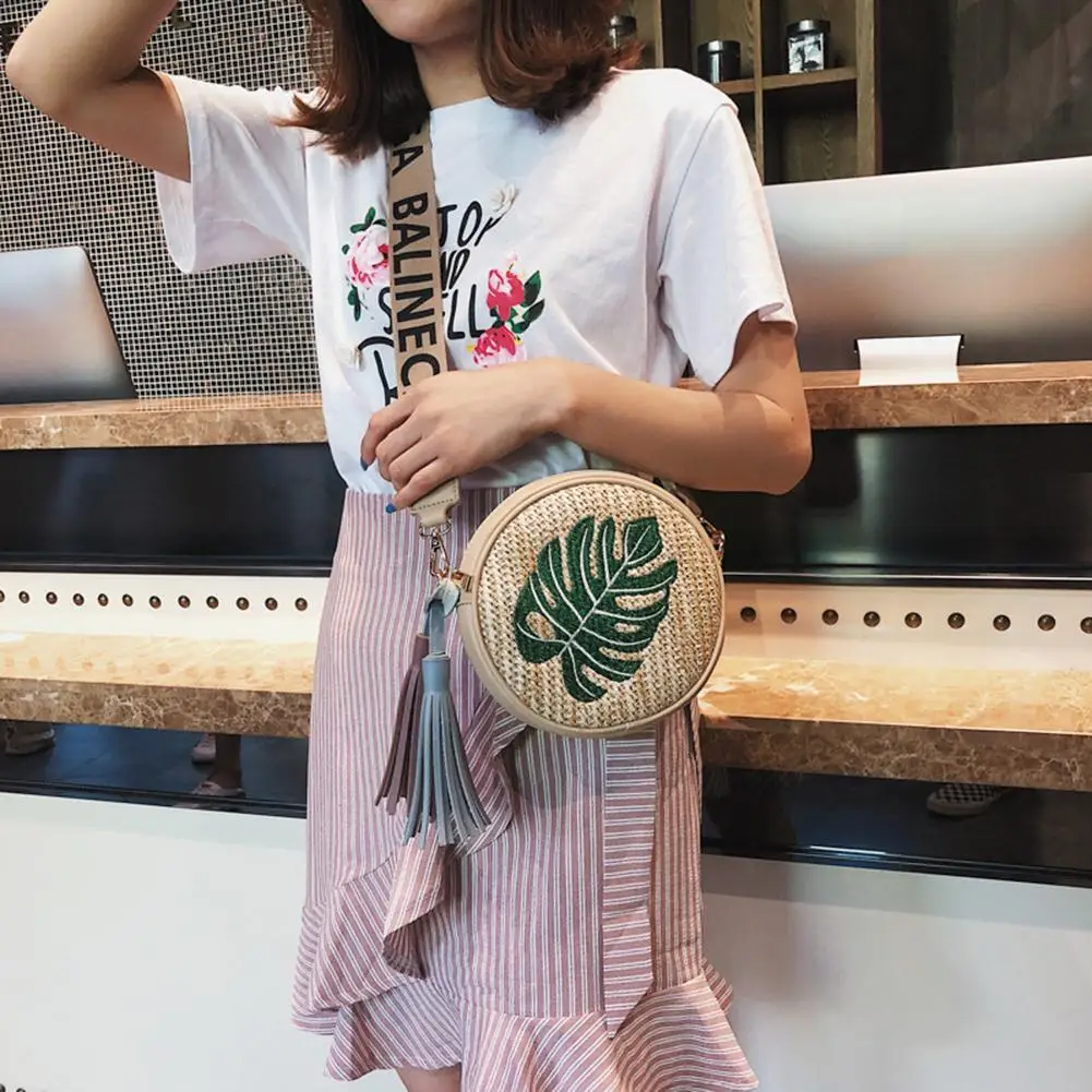 المطرزة المنسوجة القش مضفر أكياس الأزياء جولة عارضة سيدة الكتف رسول تخزين يد Crossbody حقيبة للنساء فتاة المطرزة المنسوجة القش مضفر أكياس الأزياء جولة عارضة سيدة الكتف رسول تخزين يد Crossbody حقيبة للنساء فتاة