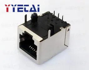 

YongYeTai RJ11 with metal telephone socket RJ12 with shielding 56-6P6C Free shipping