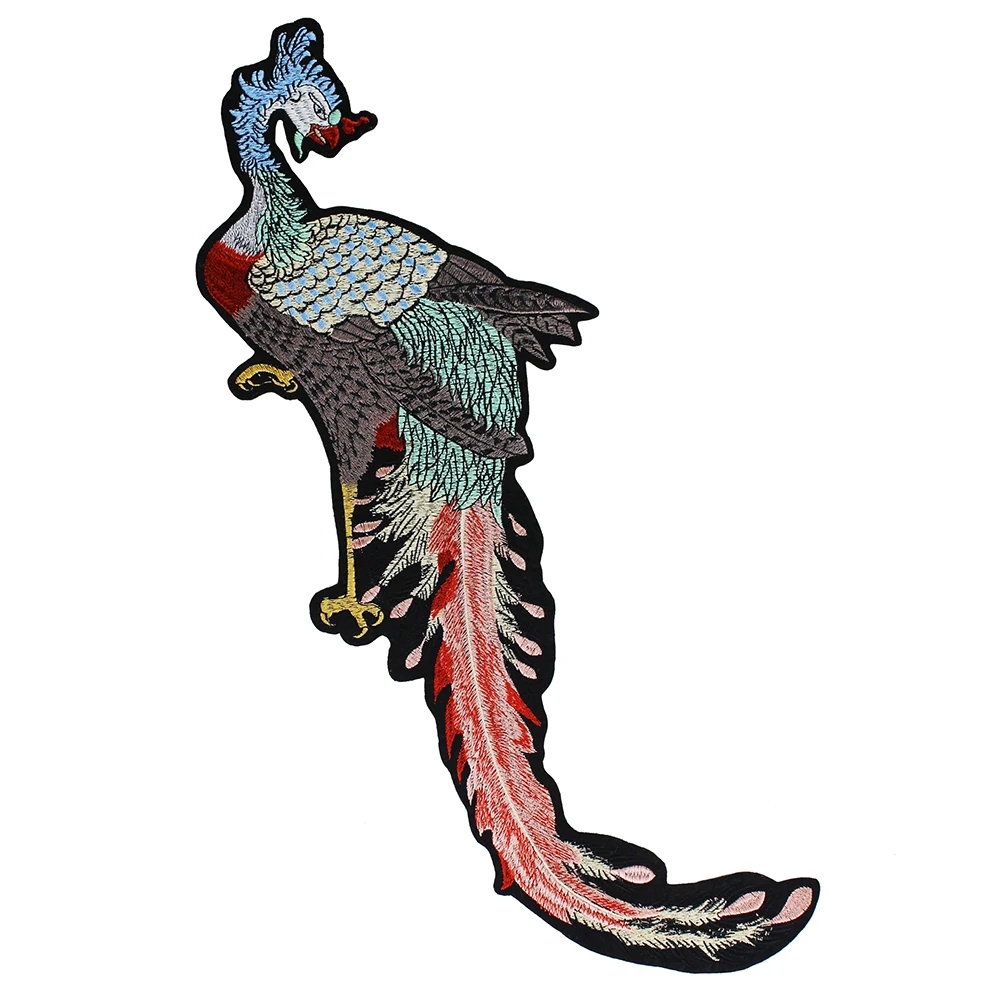10piece large phoenix embroidery badges motifs applique fabric patches